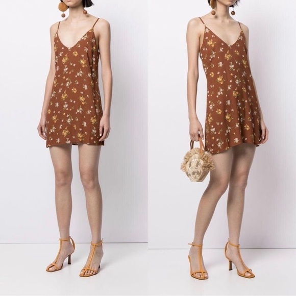 Reformation Ventura Floral-Print Slip Dress Size XS - Picture 9 of 16